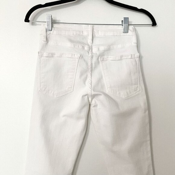 FRAME DENIM LE SKINNY DE JEANNE IN WHITE - Picture 3 of 8